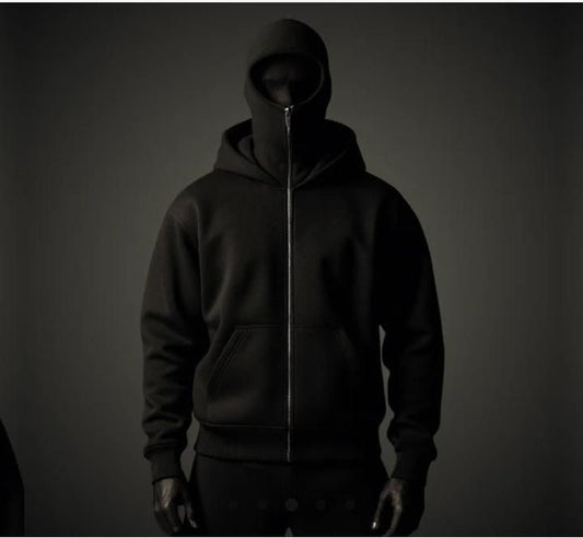 Full Sleeves Zipper Hoodie with Mask